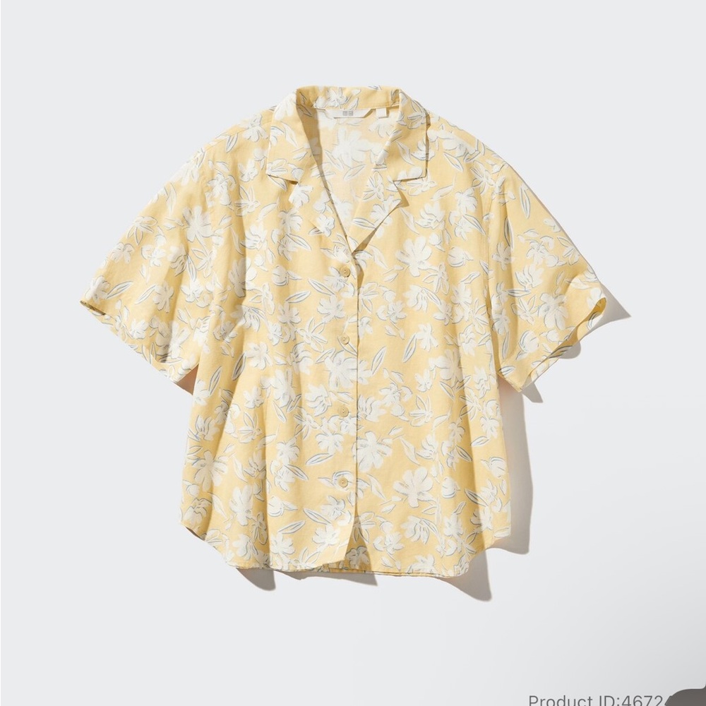 Floral Yellow Woman’s Shirt